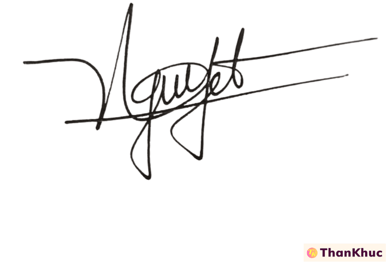 Chữ ký tên Nguyệt - Mẫu 8