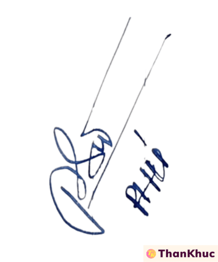 Chữ ký tên Phú - Mẫu 5