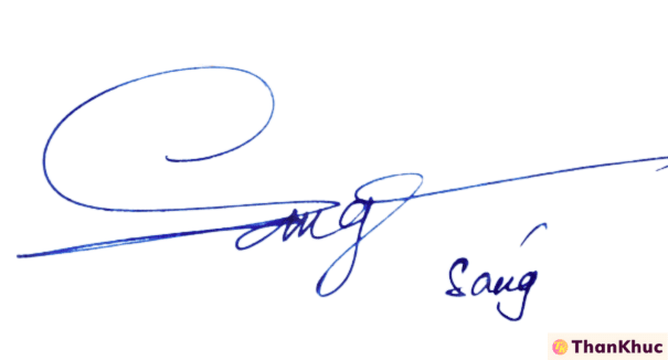 Chữ ký tên Sang - Mẫu 15