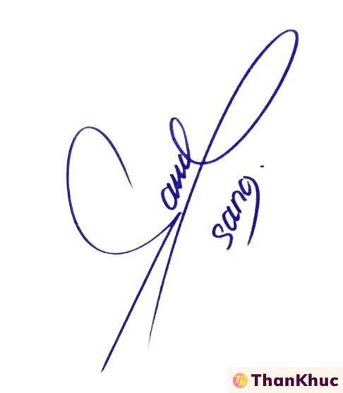 Chữ ký tên Sang - Mẫu 5