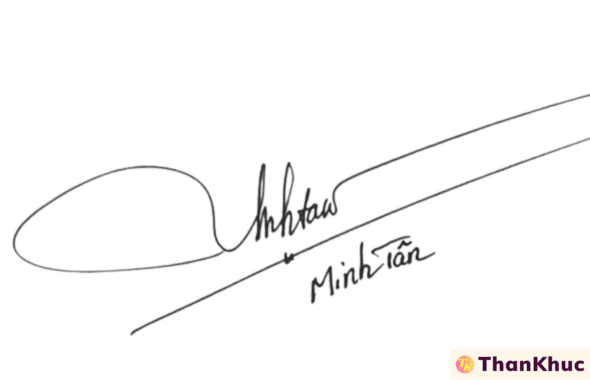 Chữ ký tên Tân - Mẫu 4