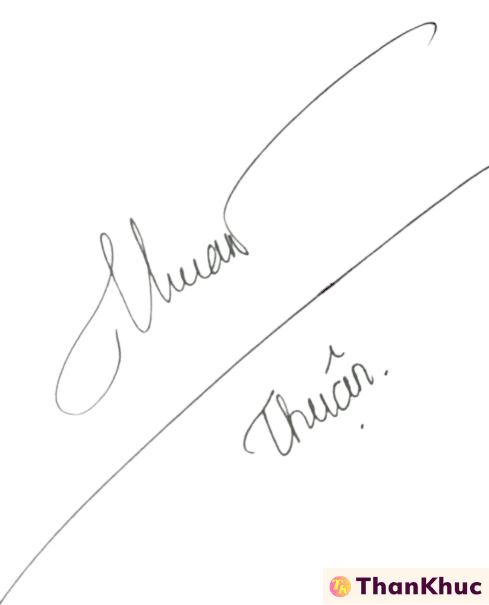 Chữ ký tên Thuận - Mẫu 8