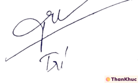 Chữ ký tên Trí - Mẫu 5