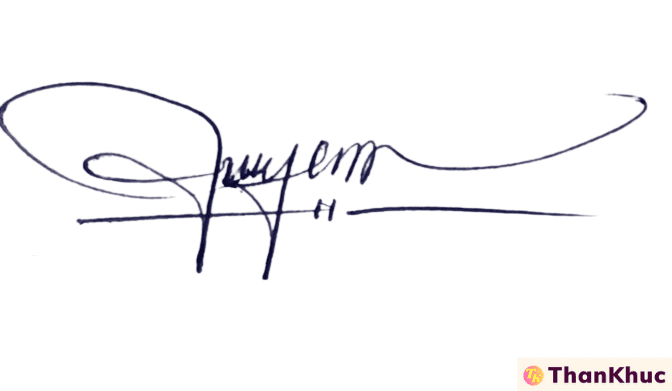 Chữ ký tên Tuyên, Tuyền, Tuyến - Mẫu 4