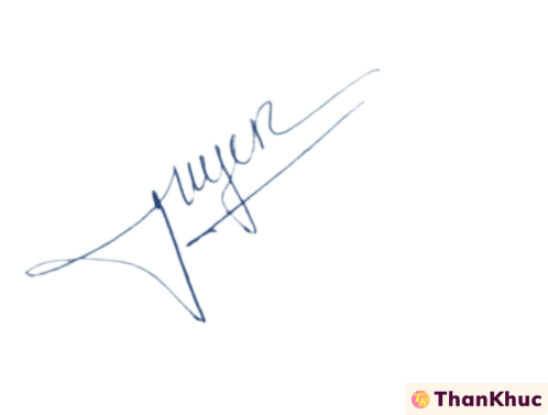 Chữ ký tên Tuyên, Tuyền, Tuyến - Mẫu 5