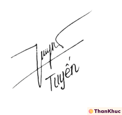 Chữ ký tên Tuyên, Tuyền, Tuyến - Mẫu 8
