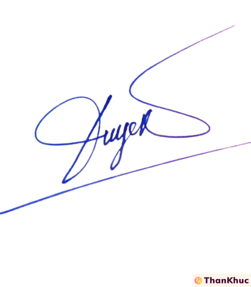 Chữ ký tên Xuyến - Mẫu 1