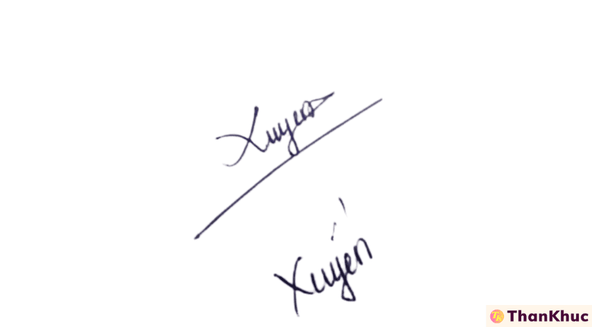 Chữ ký tên Xuyến - Mẫu 4